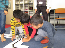 ロボット体験教室の写真