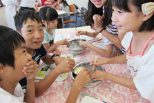 アイスクリームを作ってみよう実験教室の写真
